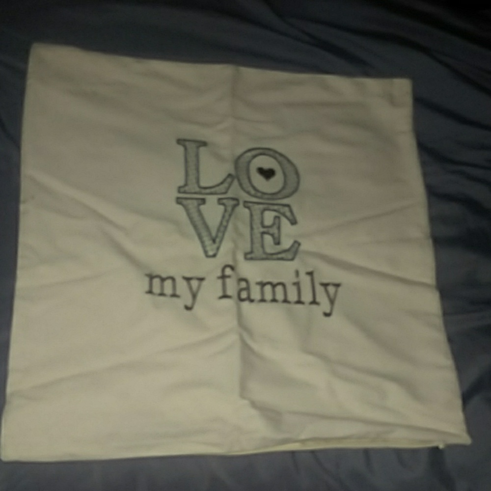 ❤❤PRICE DROP Thirty One Pillow Case LOVE MY FAMILY